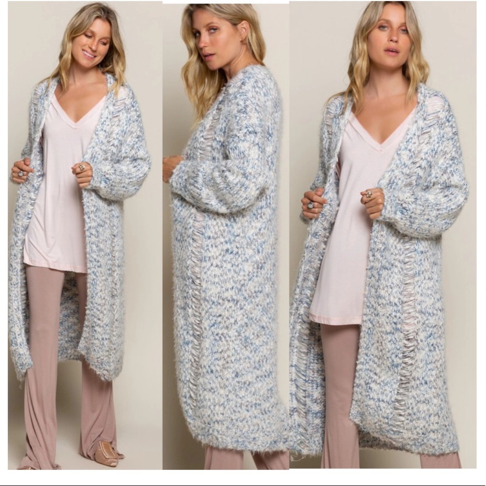 Multicolored Cozy Cardi - Picture 10 of 13